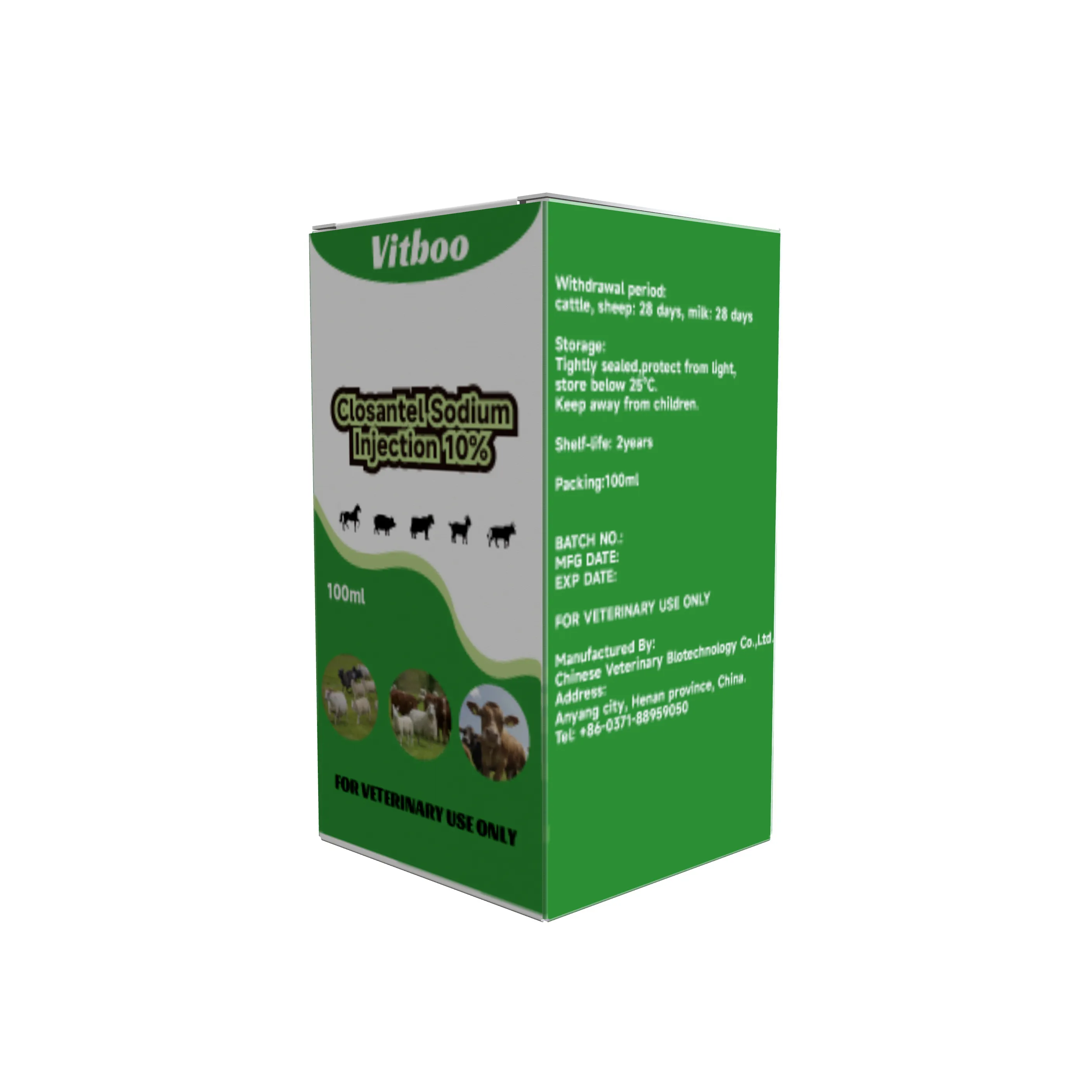 Closantel Sodium Injection 10%