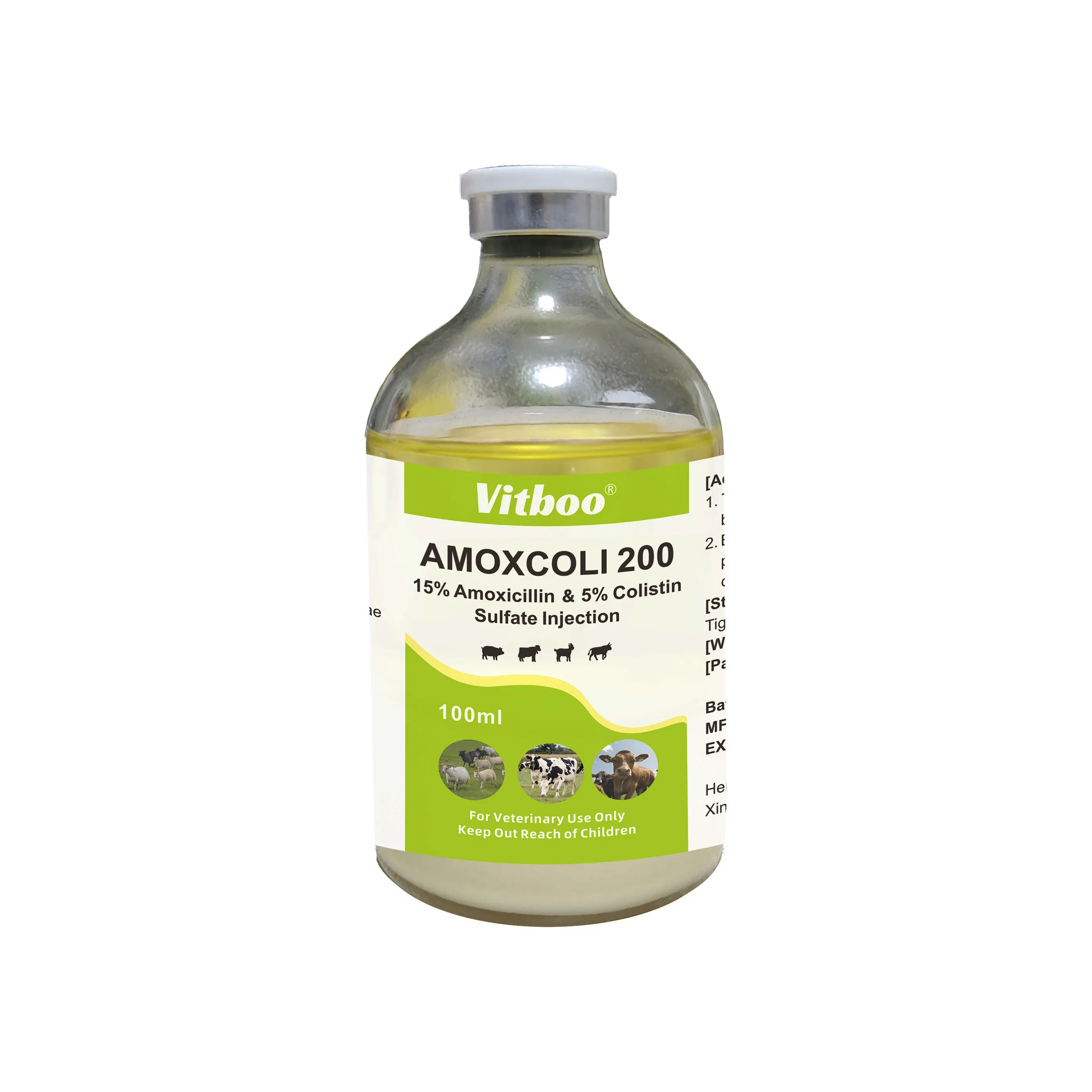 Amoxicillin and Colistin Sulfate Injection