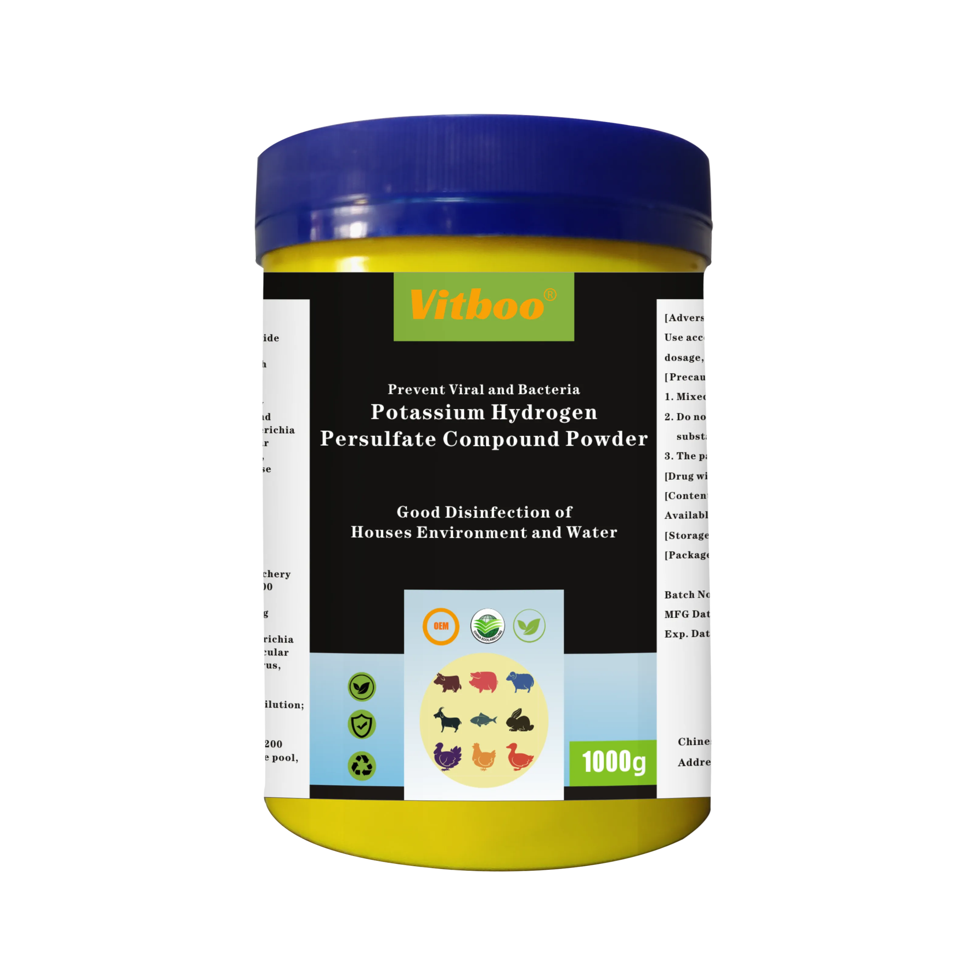 Potassium Hydrogen Persulfate Compound Powder