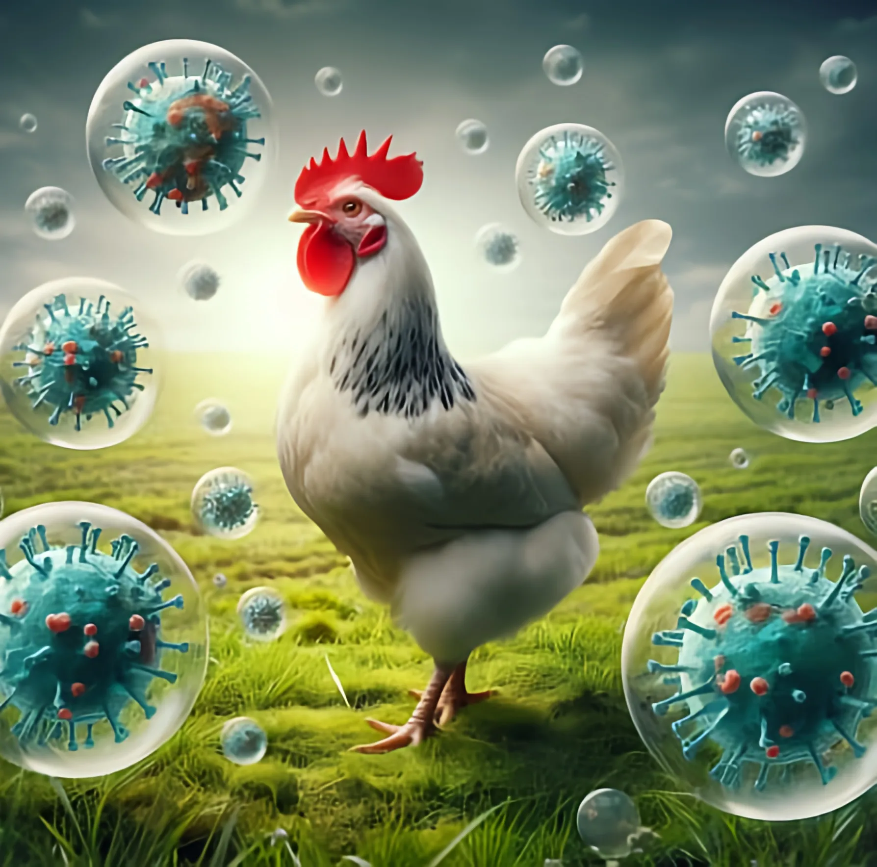 The most common bacterial disease in poultry—E. coli infection